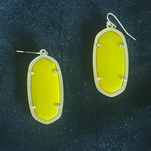 Kendra Scott Elegant Yellow Gold Earrings